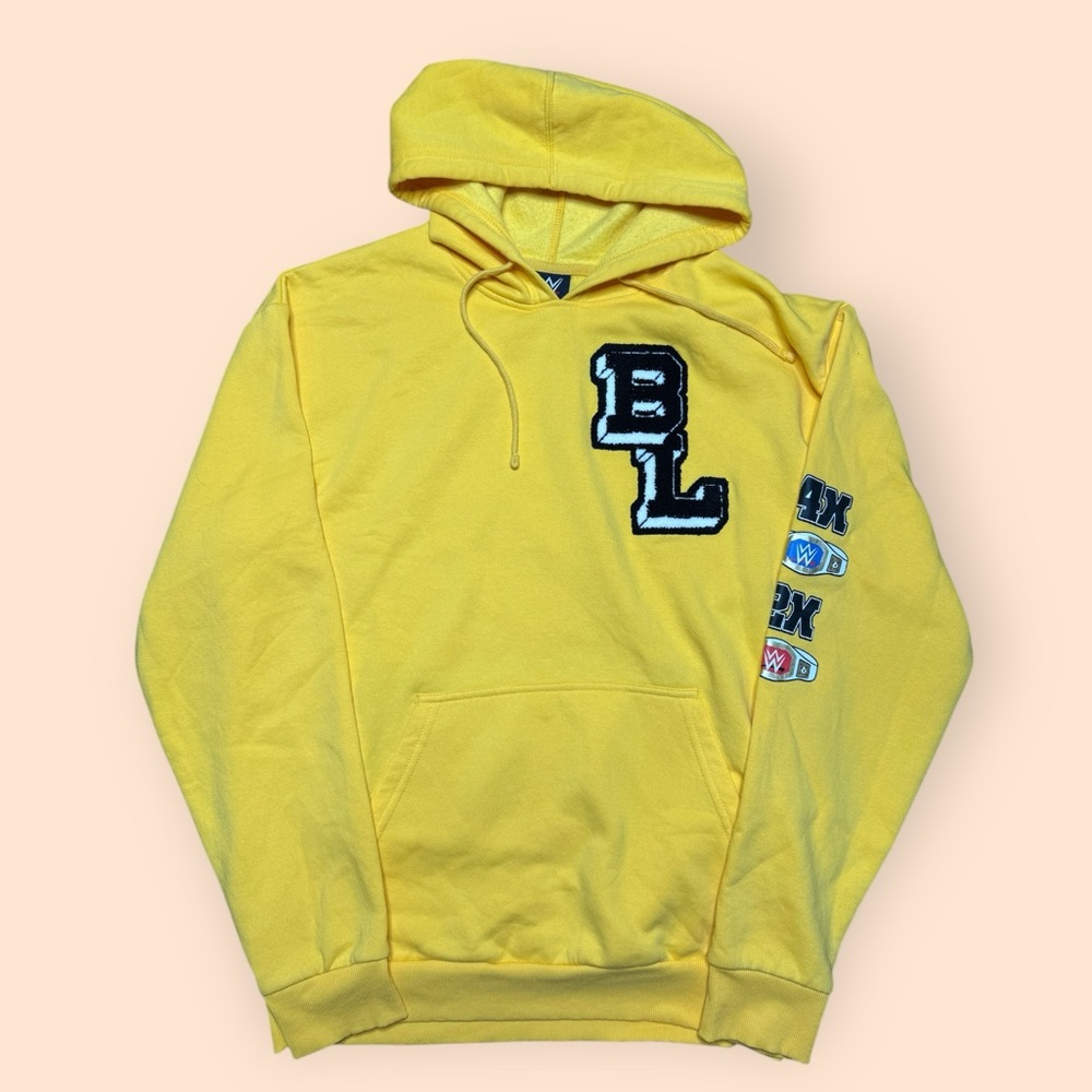Becky Lynch Wrestling Hoodie Yellow Men’s Large Ripple Junction WW WWE